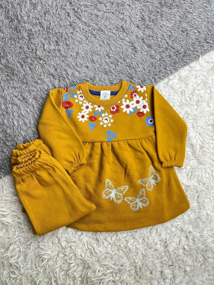 Multi Flowers Frock