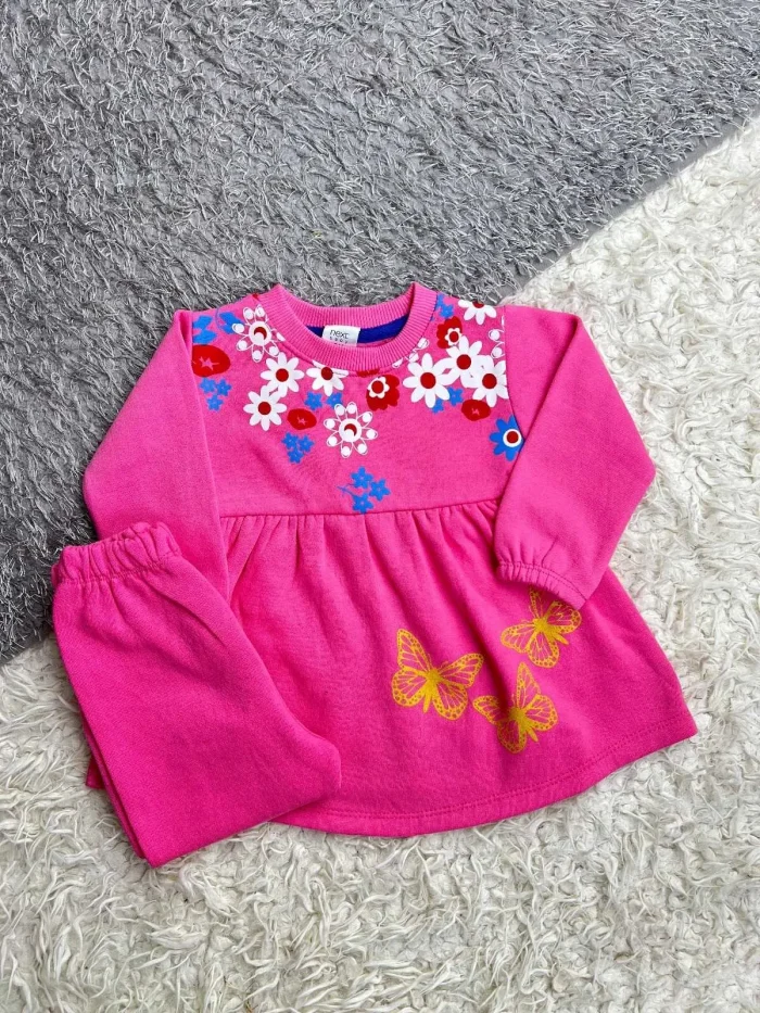 Multi Flowers Frock